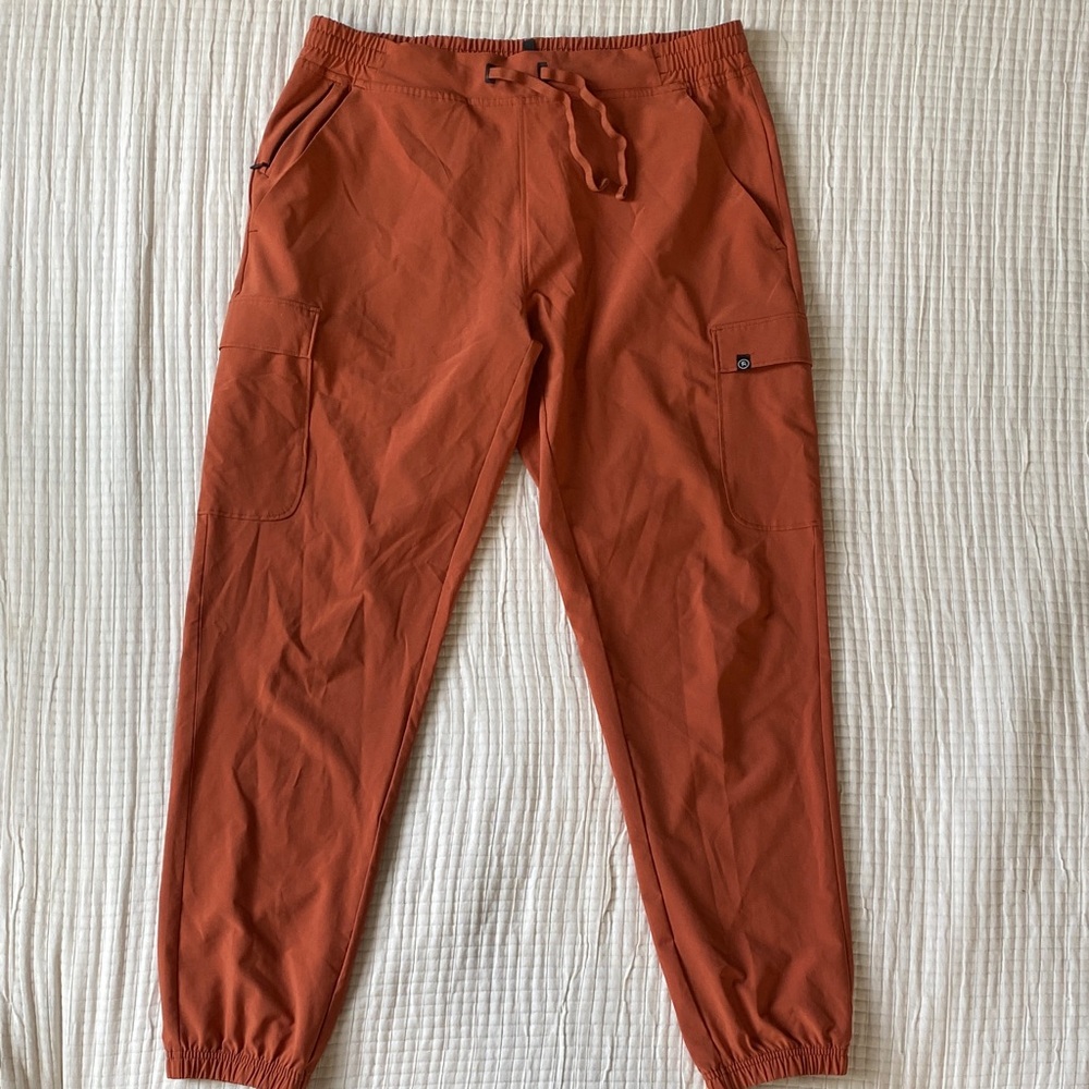 Backcountry Rust Orange Jogger Pants (NWOT)